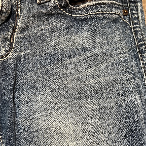 Rock Revival Muna Mid Rise Light Blue Skinny Jeans - Picture 10 of 12